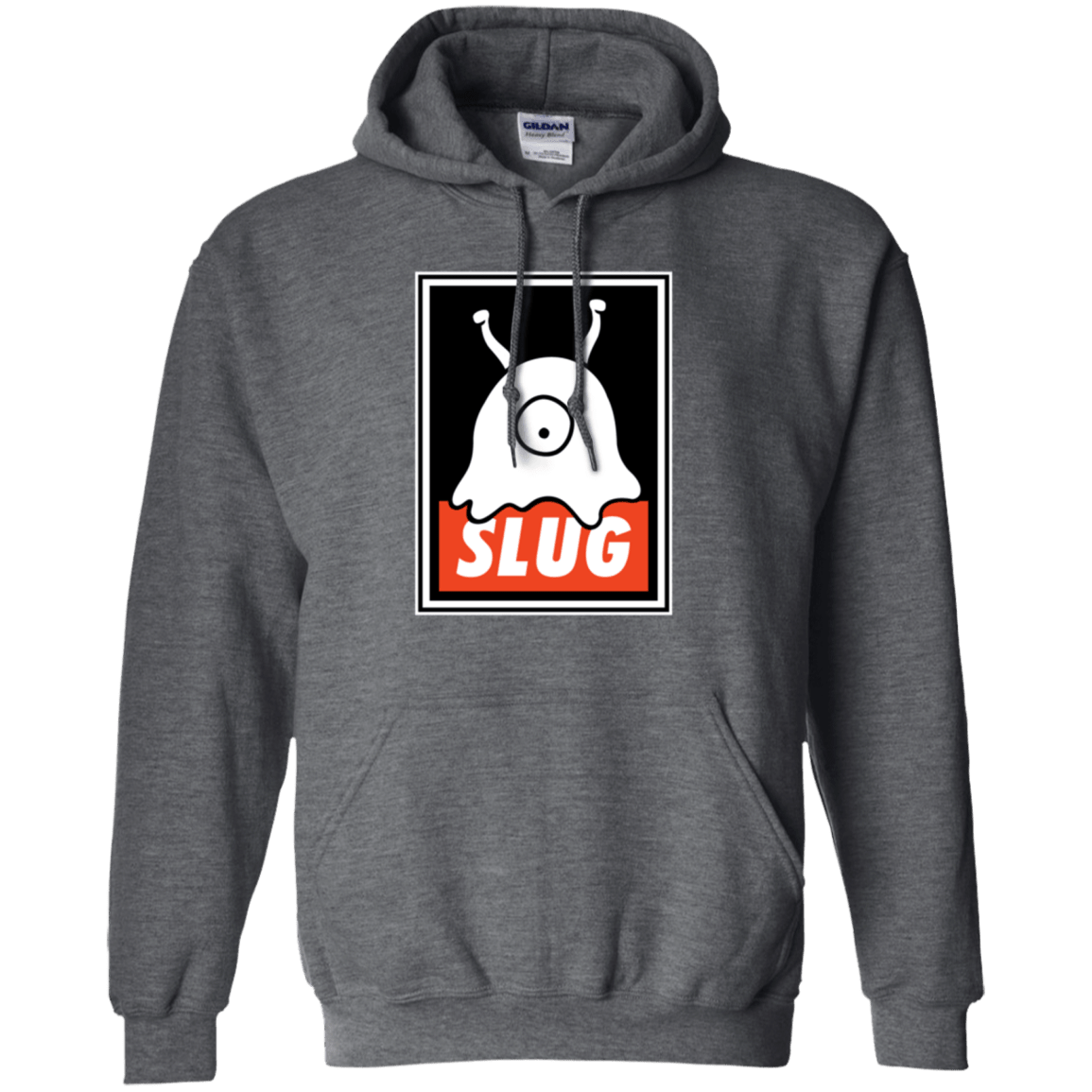 Sweatshirts Dark Heather / Small Slug Pullover Hoodie