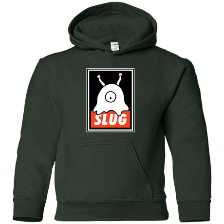 Sweatshirts Forest Green / YS Slug Youth Hoodie