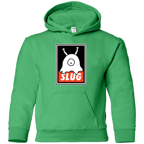 Sweatshirts Irish Green / YS Slug Youth Hoodie