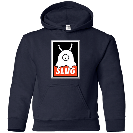 Sweatshirts Navy / YS Slug Youth Hoodie