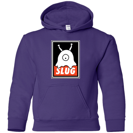 Sweatshirts Purple / YS Slug Youth Hoodie