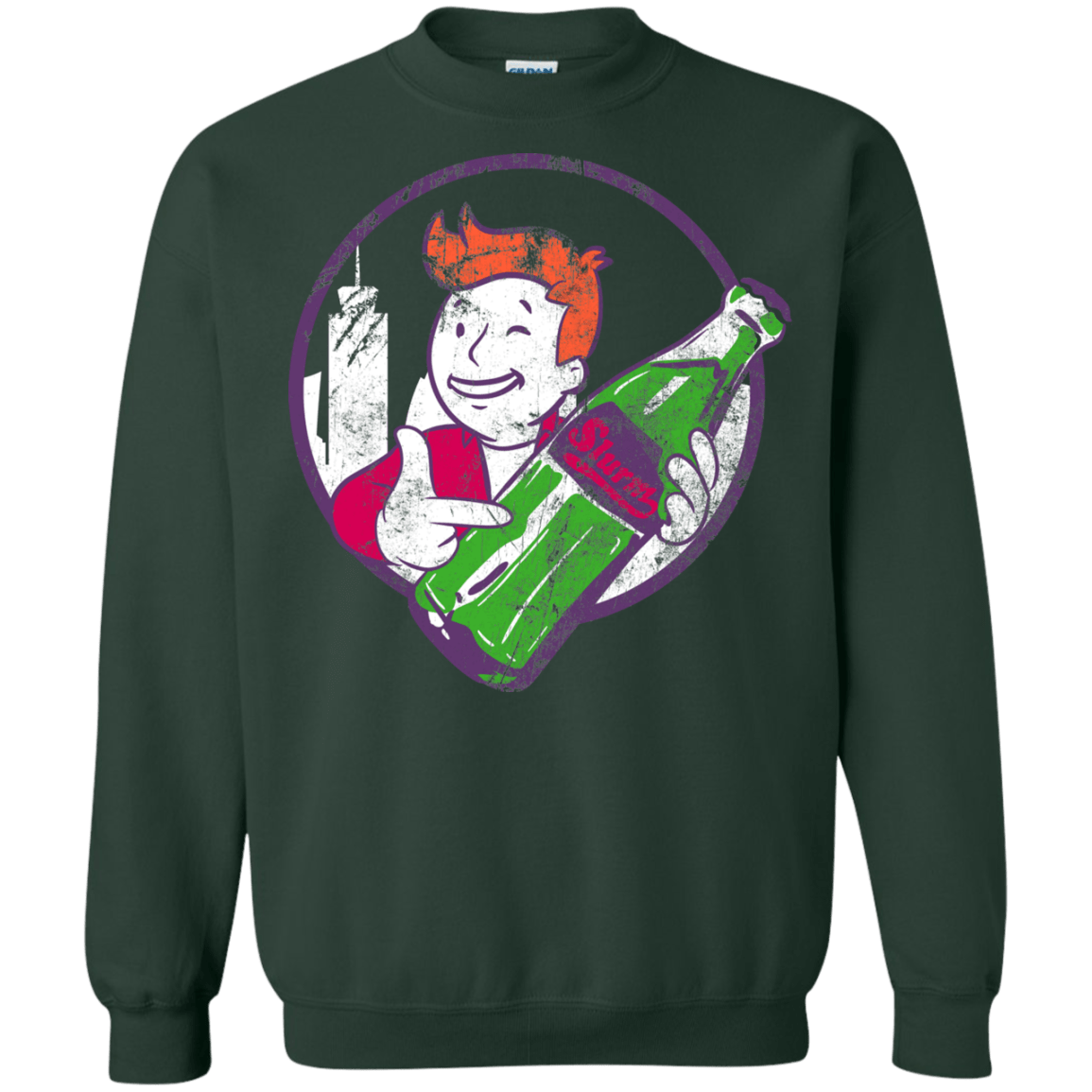 Sweatshirts Forest Green / Small Slurm Cola Crewneck Sweatshirt