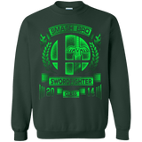 Sweatshirts Forest Green / Small Smash bros Swordfighter Crewneck Sweatshirt