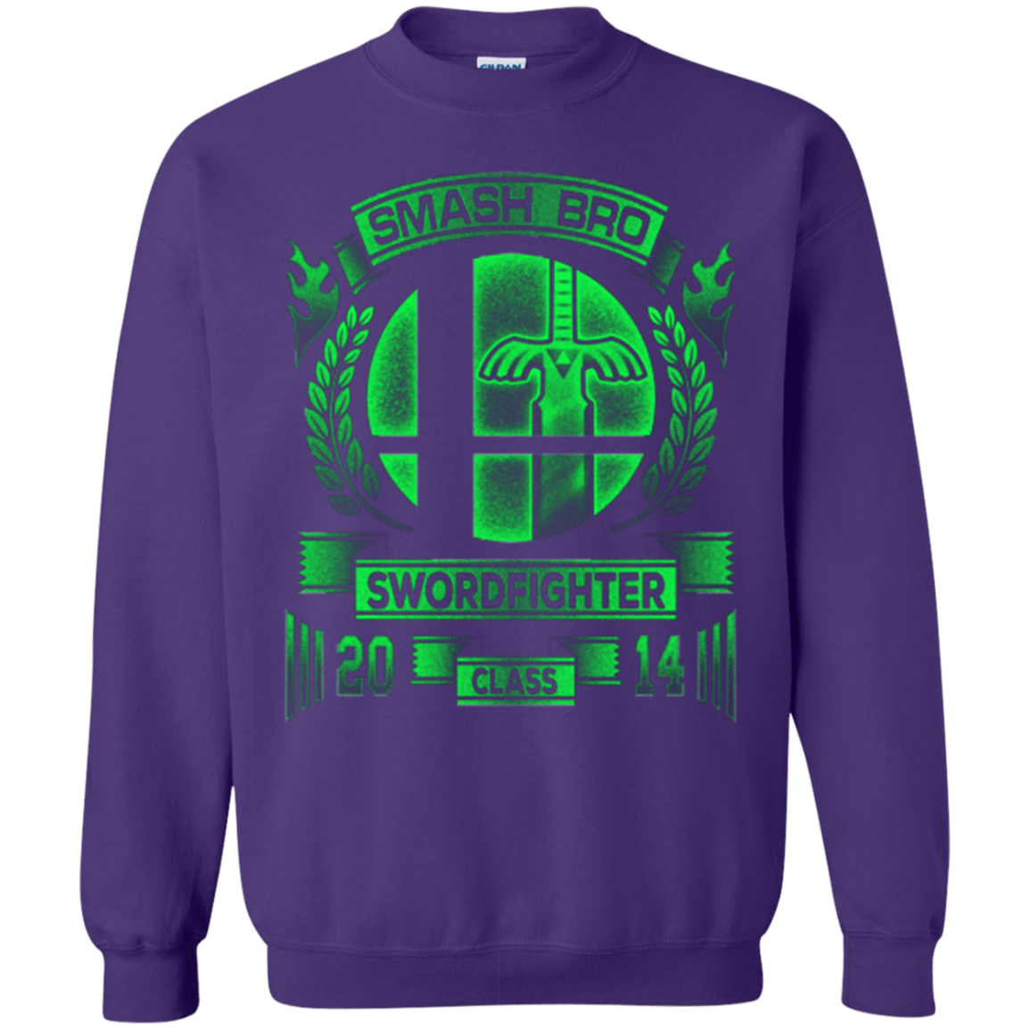 Sweatshirts Purple / Small Smash bros Swordfighter Crewneck Sweatshirt