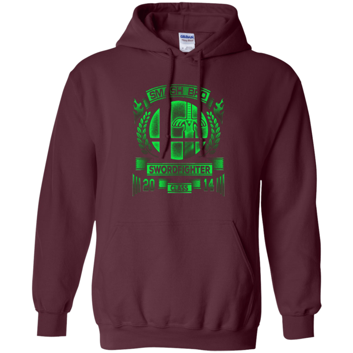 Sweatshirts Maroon / Small Smash bros Swordfighter Pullover Hoodie