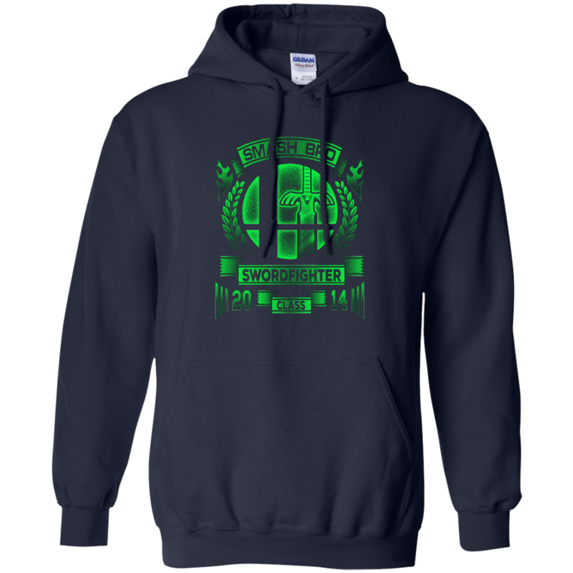 Sweatshirts Navy / Small Smash bros Swordfighter Pullover Hoodie