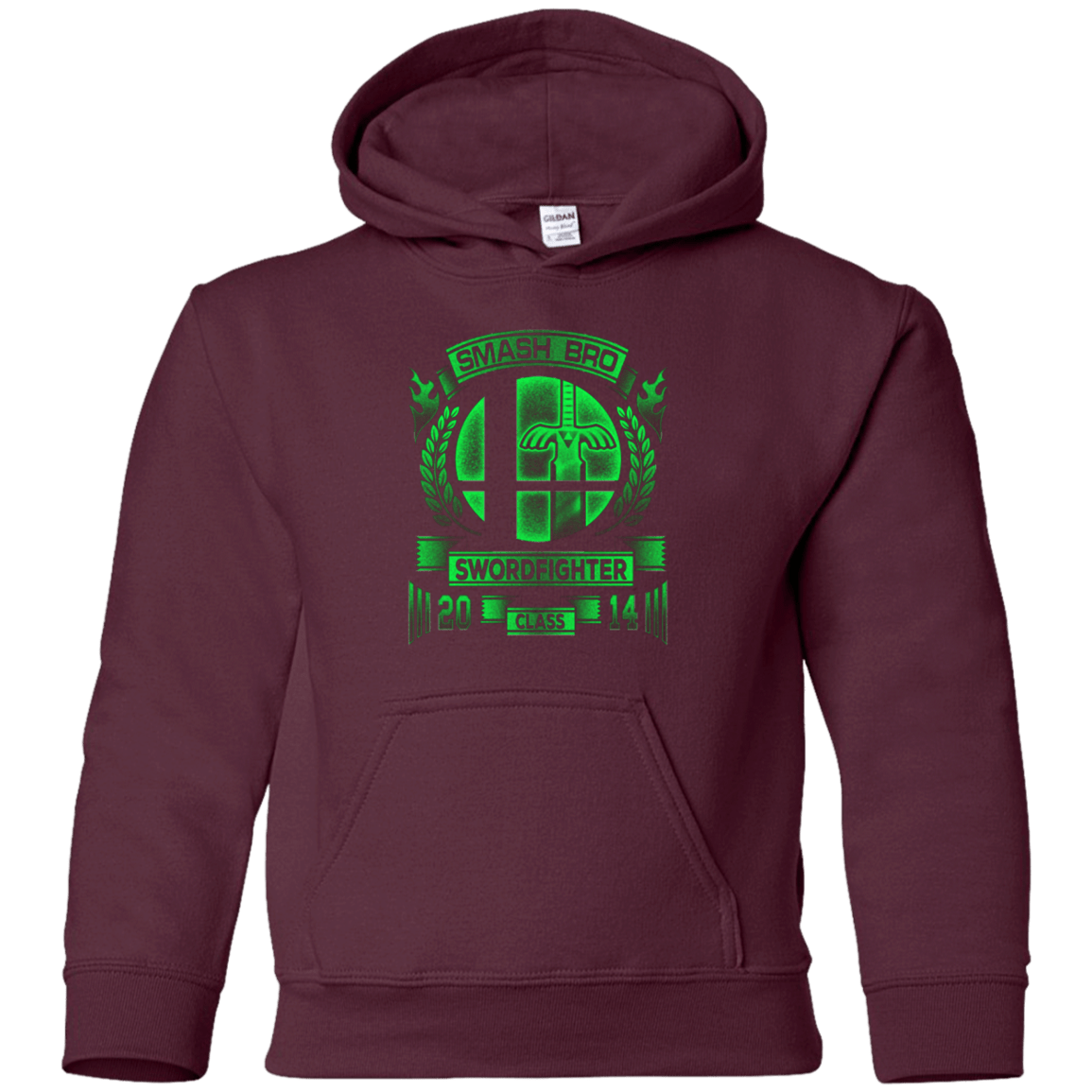 Sweatshirts Maroon / YS Smash bros Swordfighter Youth Hoodie