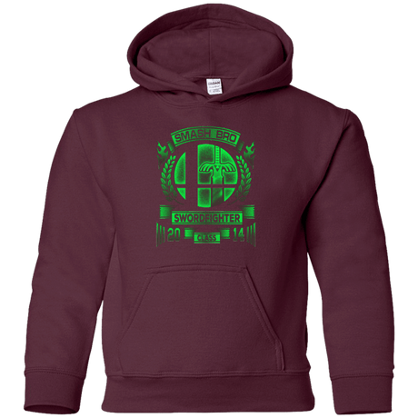 Sweatshirts Maroon / YS Smash bros Swordfighter Youth Hoodie