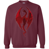 Sweatshirts Maroon / Small Smaug's Bane Crewneck Sweatshirt