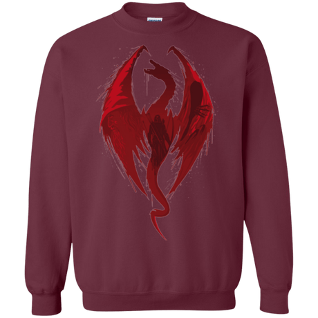 Sweatshirts Maroon / Small Smaug's Bane Crewneck Sweatshirt