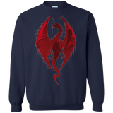 Sweatshirts Navy / Small Smaug's Bane Crewneck Sweatshirt