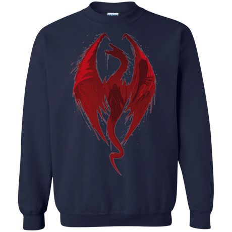 Sweatshirts Navy / Small Smaug's Bane Crewneck Sweatshirt