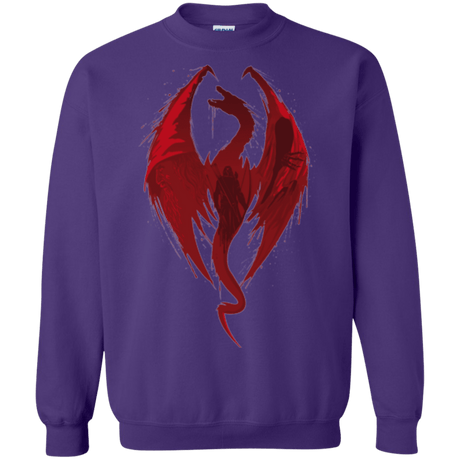 Sweatshirts Purple / Small Smaug's Bane Crewneck Sweatshirt