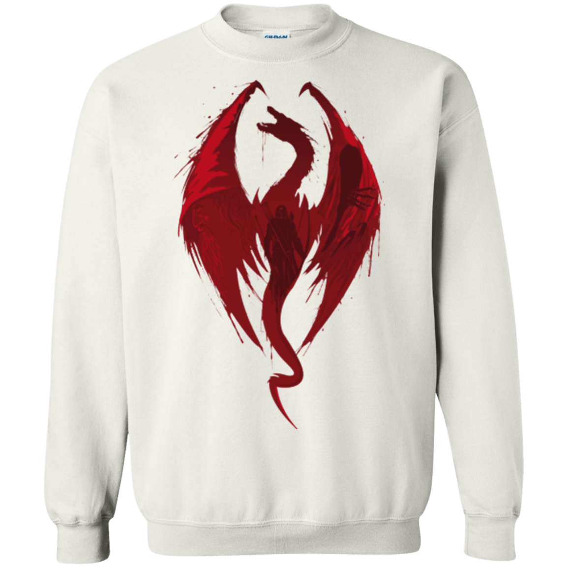 Sweatshirts White / Small Smaug's Bane Crewneck Sweatshirt