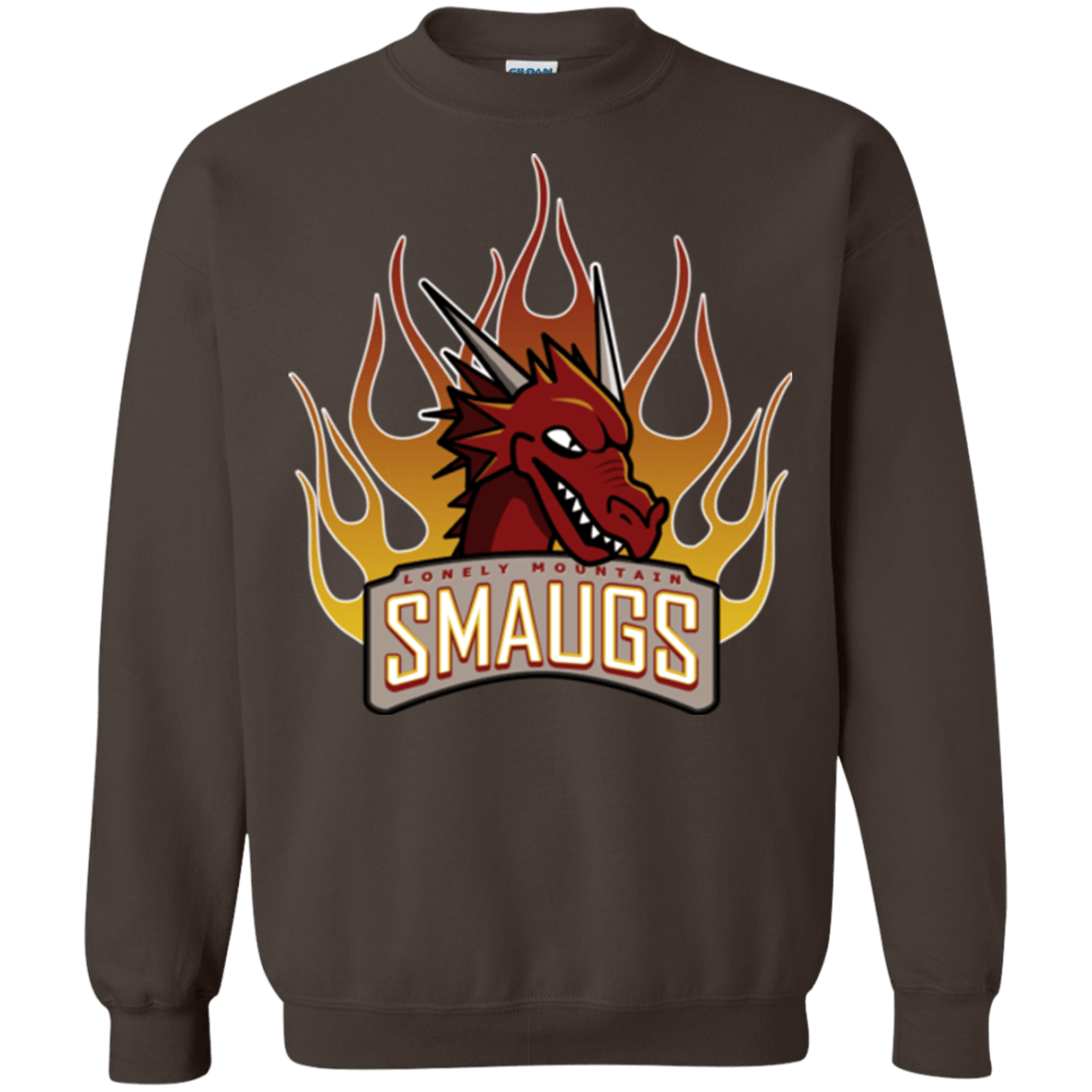 Sweatshirts Dark Chocolate / Small Smaugs Crewneck Sweatshirt