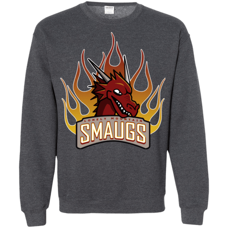 Sweatshirts Dark Heather / Small Smaugs Crewneck Sweatshirt