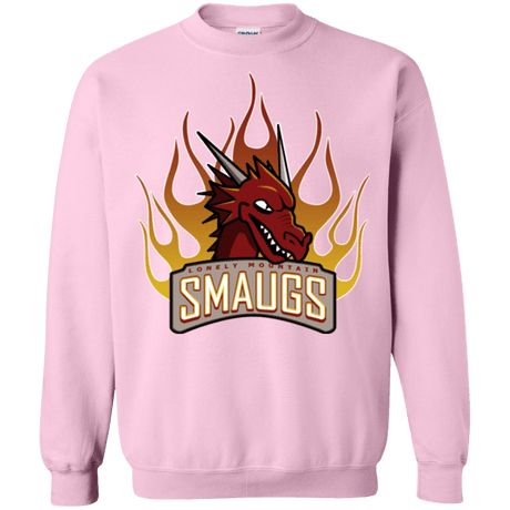 Sweatshirts Light Pink / Small Smaugs Crewneck Sweatshirt