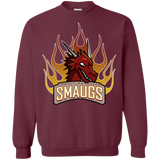 Sweatshirts Maroon / Small Smaugs Crewneck Sweatshirt
