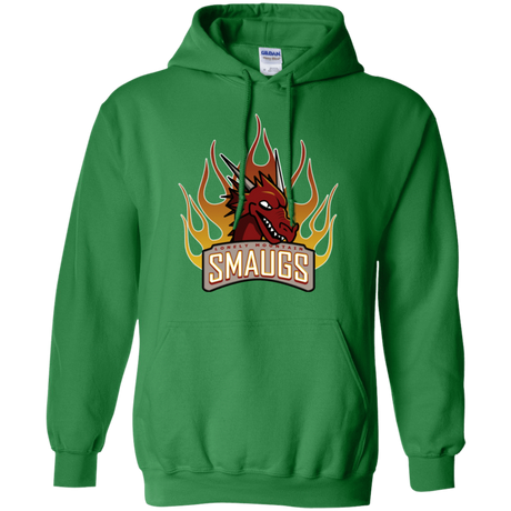 Sweatshirts Irish Green / Small Smaugs Pullover Hoodie