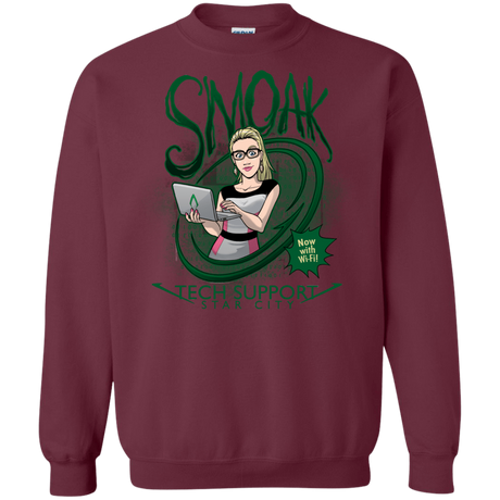 Sweatshirts Maroon / S Smoak Crewneck Sweatshirt