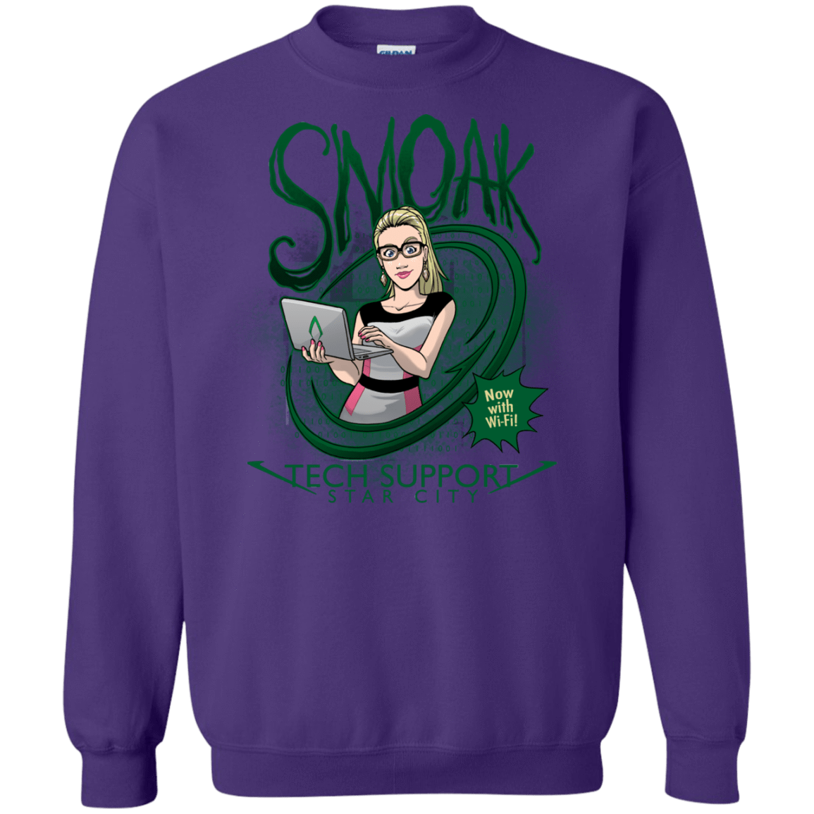 Sweatshirts Purple / S Smoak Crewneck Sweatshirt