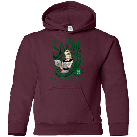 Sweatshirts Maroon / YS Smoak Youth Hoodie