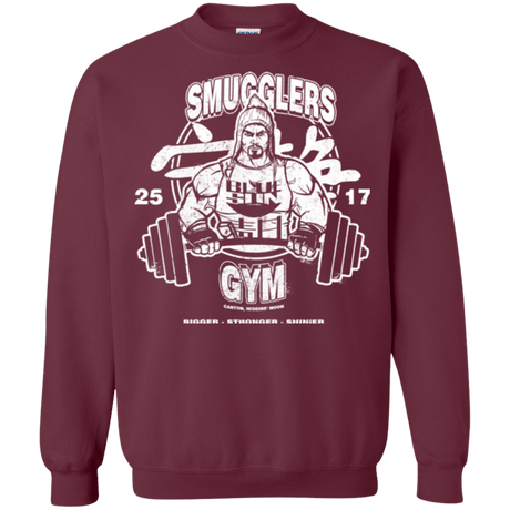 Sweatshirts Maroon / Small Smugglers Gym Crewneck Sweatshirt