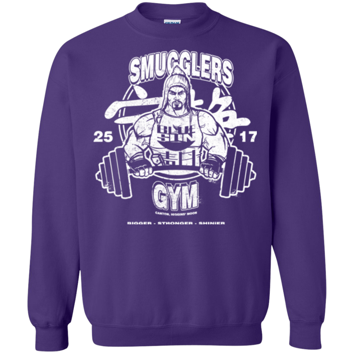 Sweatshirts Purple / Small Smugglers Gym Crewneck Sweatshirt