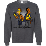 Sweatshirts Dark Heather / S Smugglers in Love Crewneck Sweatshirt