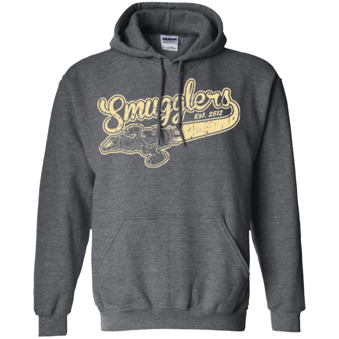 Sweatshirts Dark Heather / Small Smugglers Pullover Hoodie