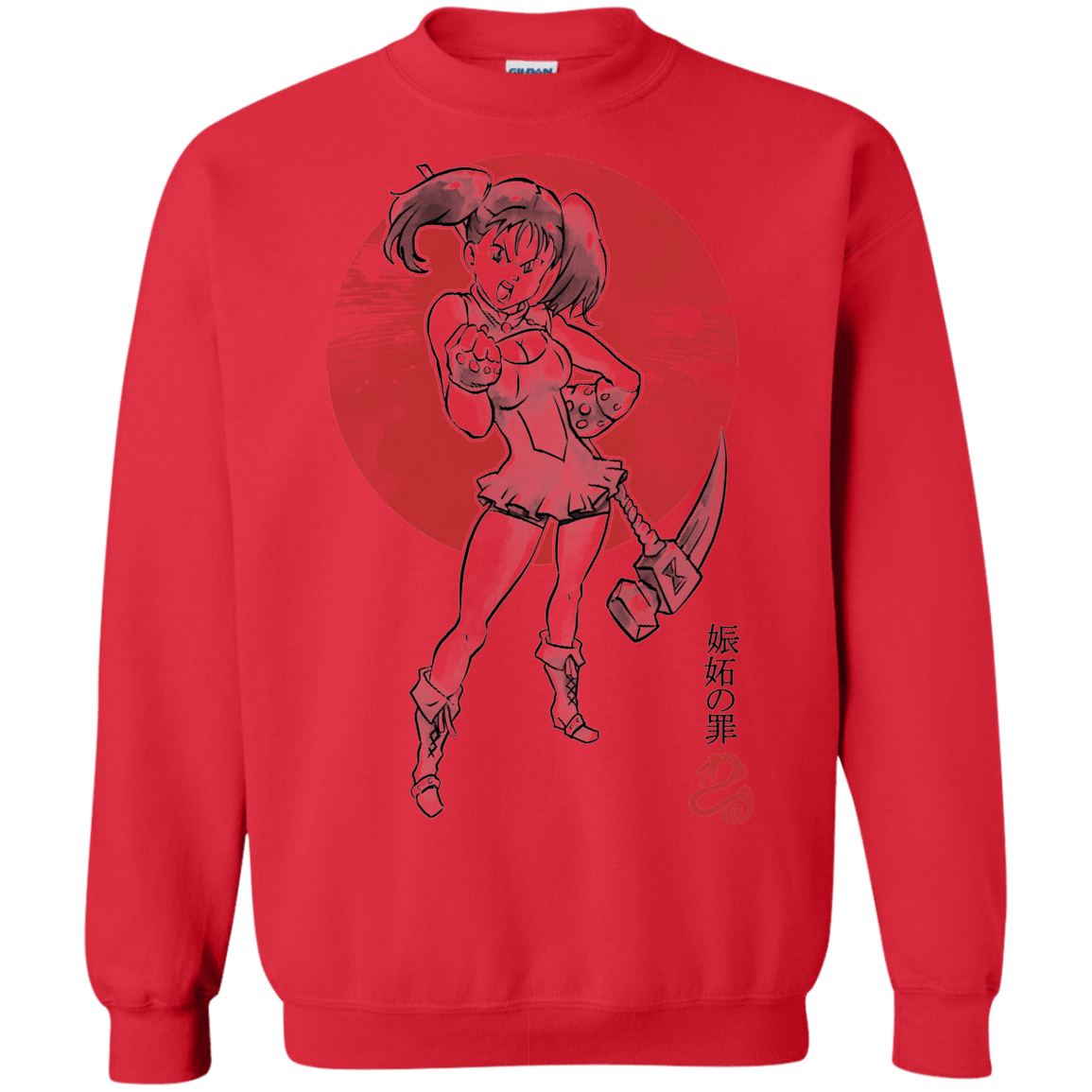 Sweatshirts Red / S Snake Envy Crewneck Sweatshirt