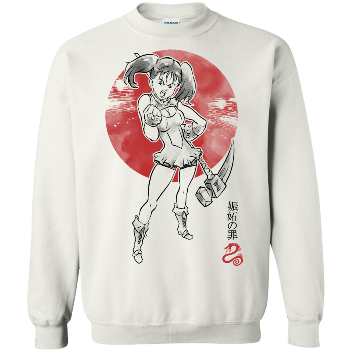 Sweatshirts White / S Snake Envy Crewneck Sweatshirt