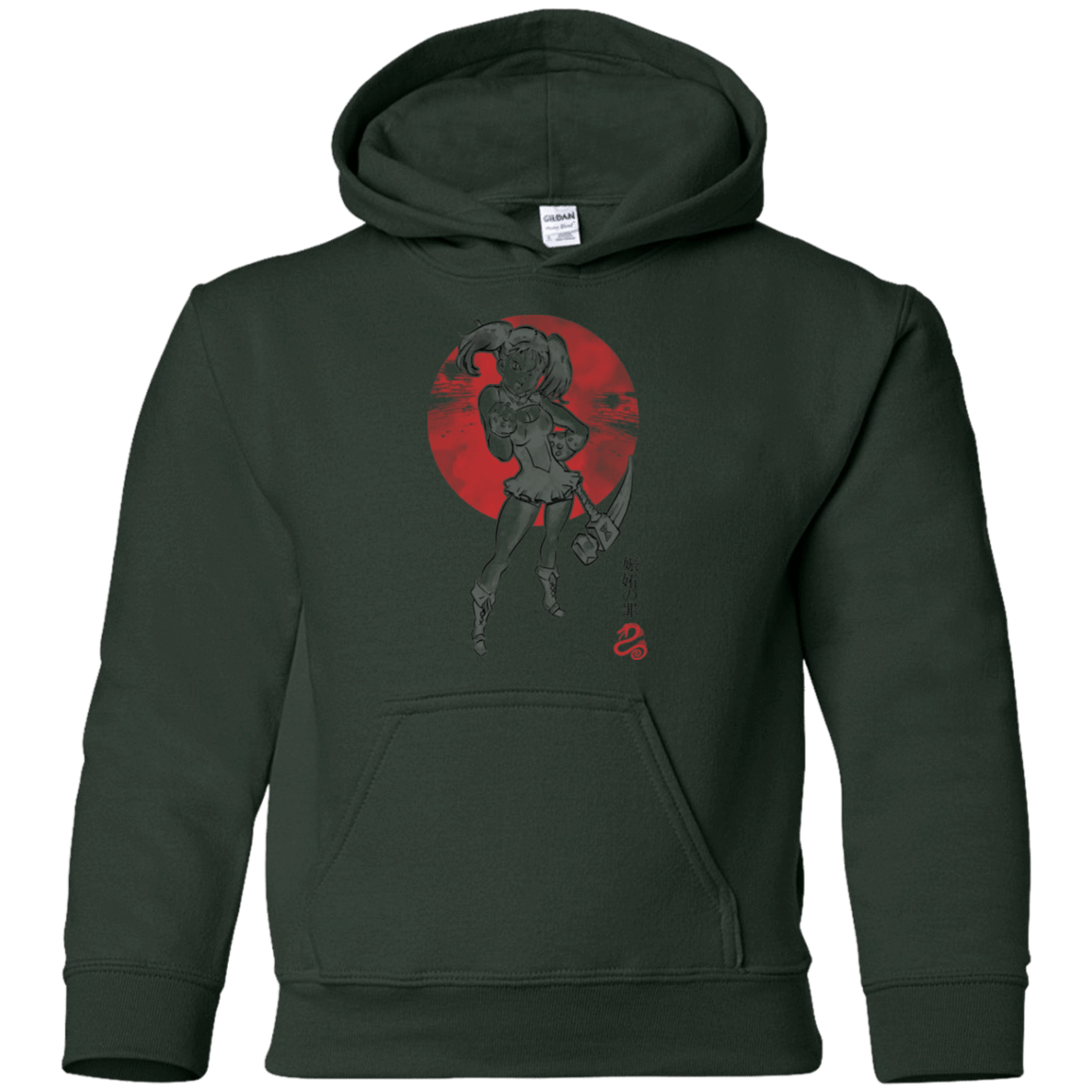 Sweatshirts Forest Green / YS Snake Envy Youth Hoodie