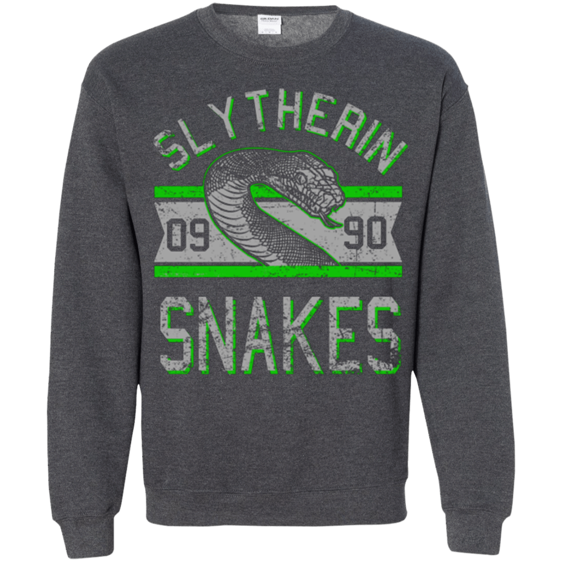 Sweatshirts Dark Heather / Small Snakes Crewneck Sweatshirt