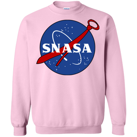 Sweatshirts Light Pink / Small SNASA Crewneck Sweatshirt