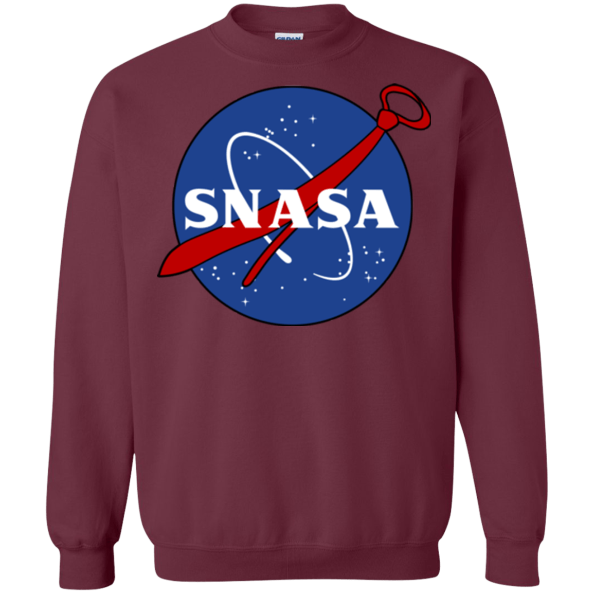 Sweatshirts Maroon / Small SNASA Crewneck Sweatshirt