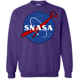 Sweatshirts Purple / Small SNASA Crewneck Sweatshirt