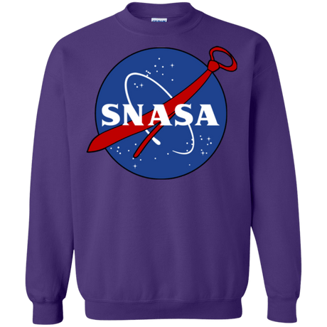 Sweatshirts Purple / Small SNASA Crewneck Sweatshirt