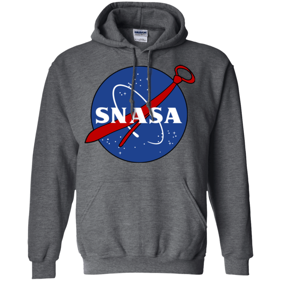 Sweatshirts Dark Heather / Small SNASA Pullover Hoodie