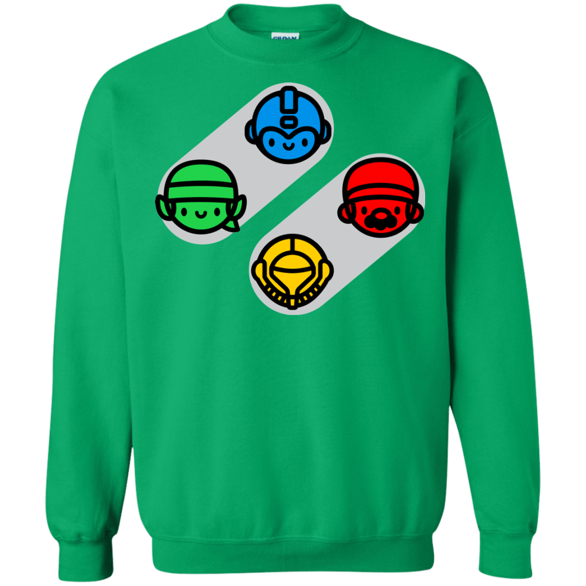 Sweatshirts Irish Green / S SNES Crewneck Sweatshirt