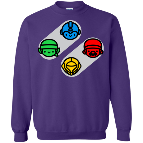 Sweatshirts Purple / S SNES Crewneck Sweatshirt