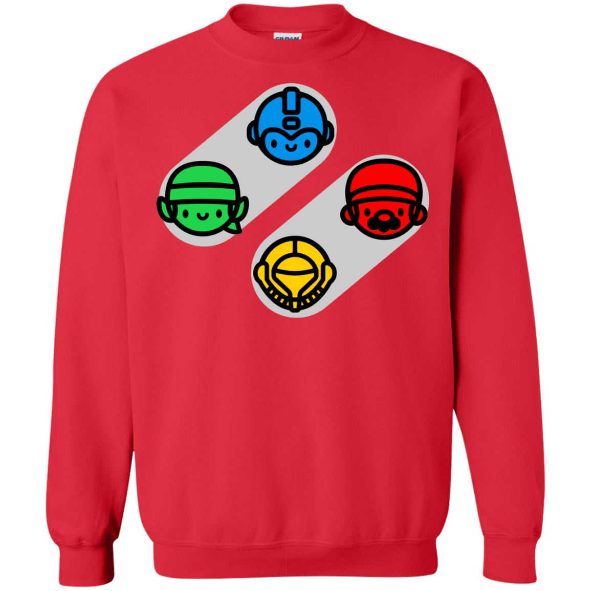 Sweatshirts Red / S SNES Crewneck Sweatshirt
