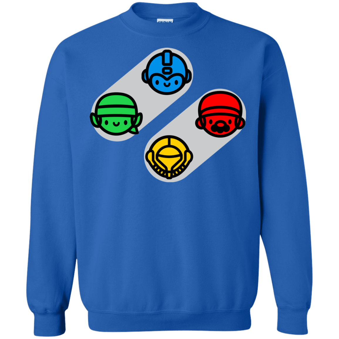 Sweatshirts Royal / S SNES Crewneck Sweatshirt