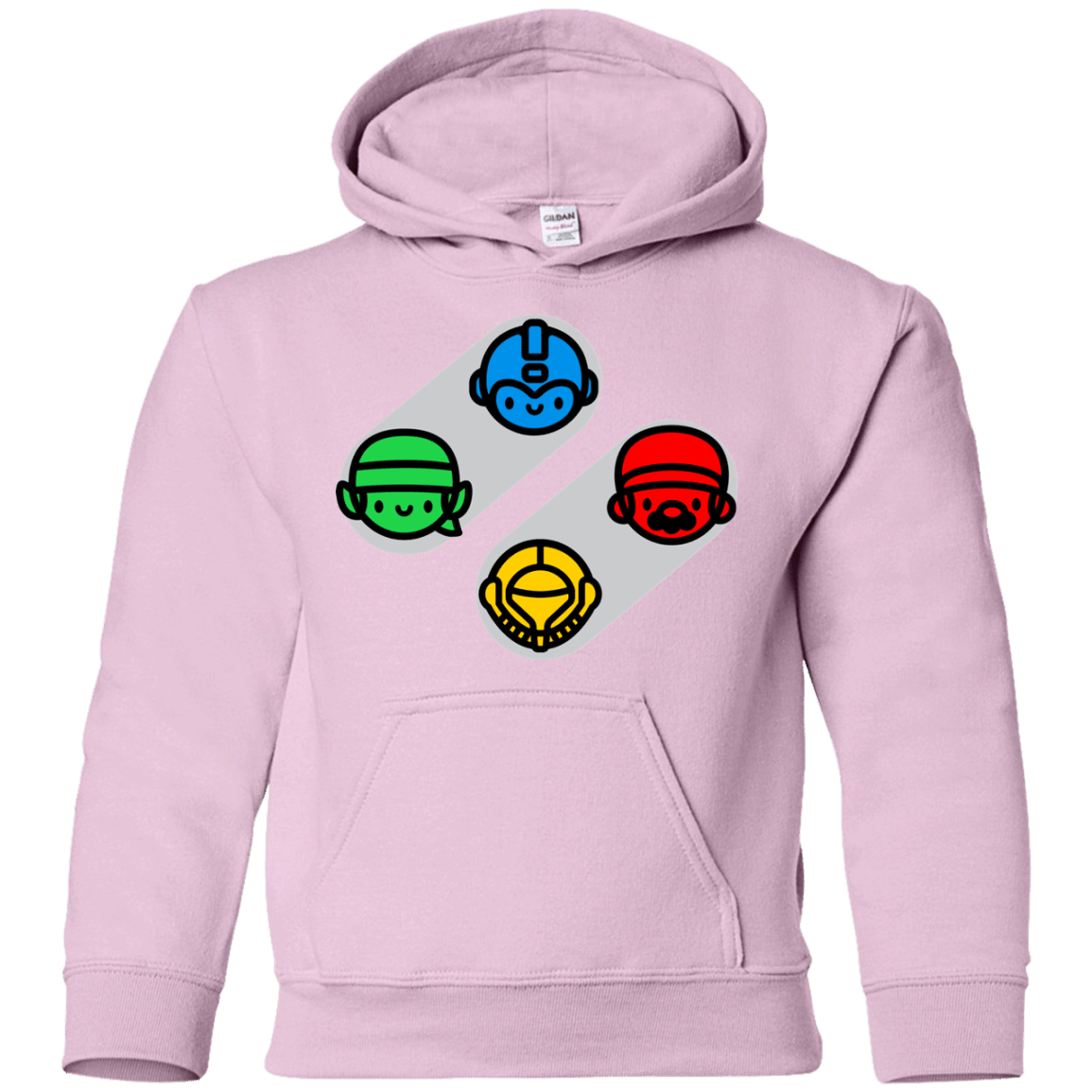 Sweatshirts Light Pink / YS SNES Youth Hoodie