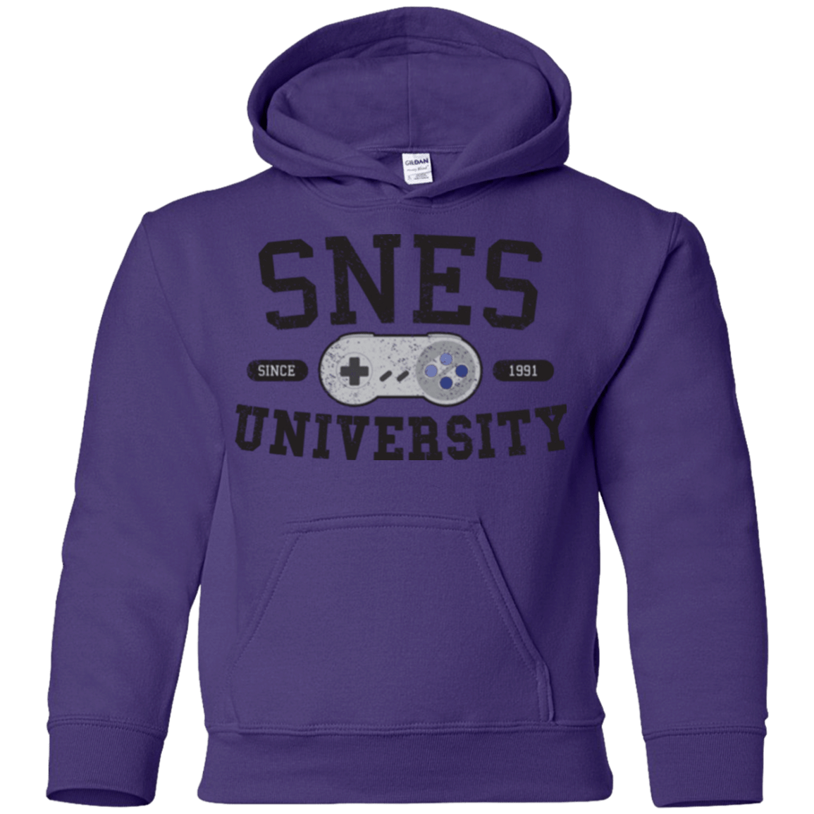 Sweatshirts Purple / YS SNES Youth Hoodie