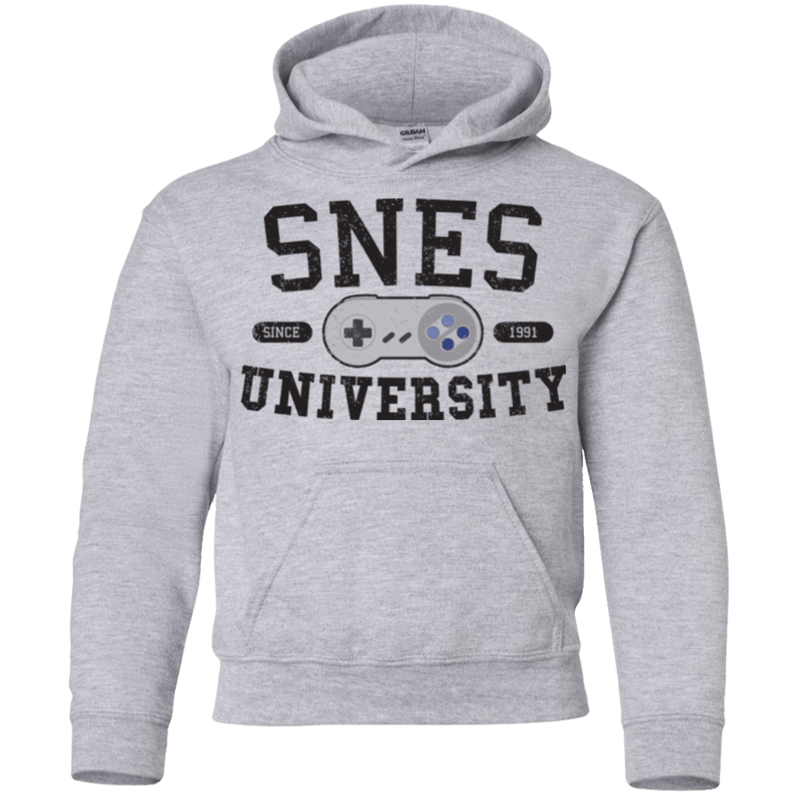 Sweatshirts Sport Grey / YS SNES Youth Hoodie