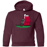 Sweatshirts Maroon / YS SNOOPYTHON Youth Hoodie
