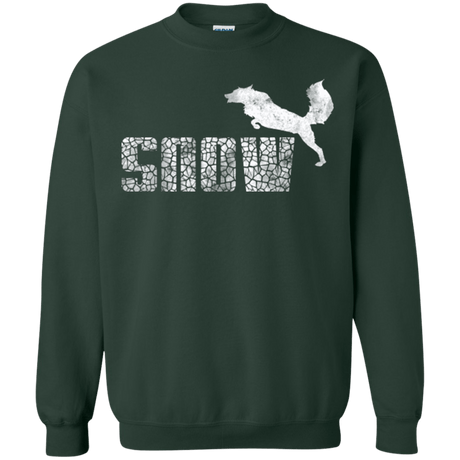 Sweatshirts Forest Green / Small Snow Crewneck Sweatshirt