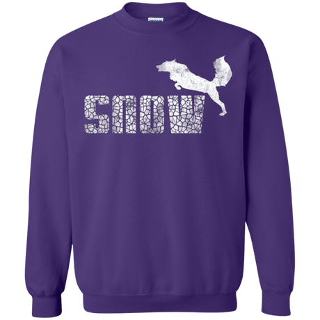 Sweatshirts Purple / Small Snow Crewneck Sweatshirt