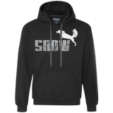 Sweatshirts Black / Small Snow Premium Fleece Hoodie